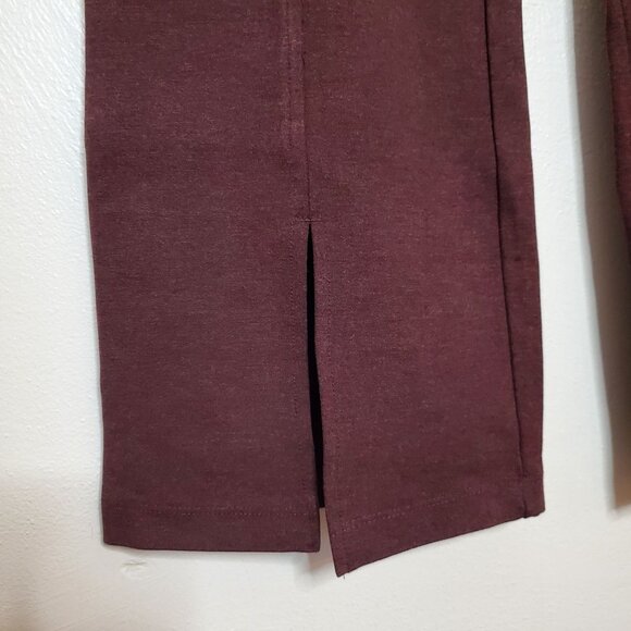 Time And Tru Womens Burgundy Stretch Pull-On Pants XXL 20 Rayon Blend - Picture 4 of 7